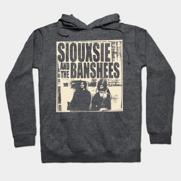 vintage 70s siouxsie and the banshees bootleg Hoodie by psninetynine